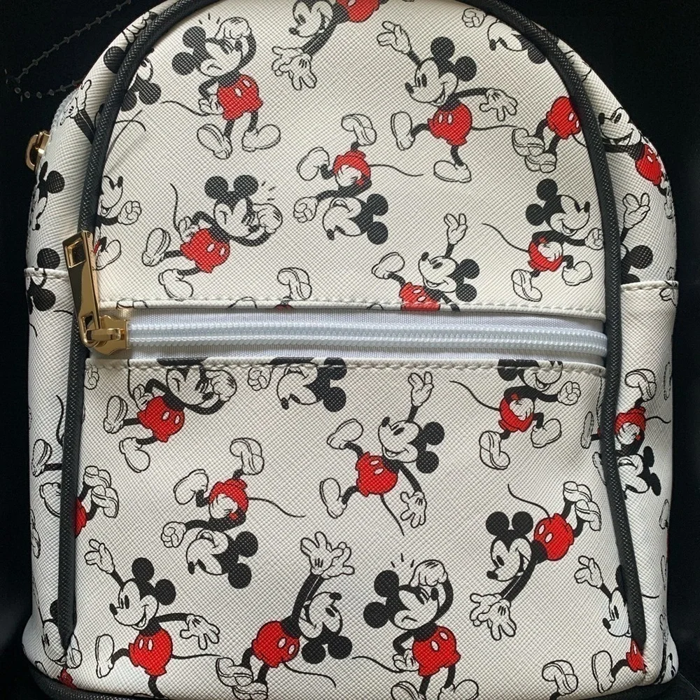 Disney Mickey Mouse White Mini Backpack Gift Set